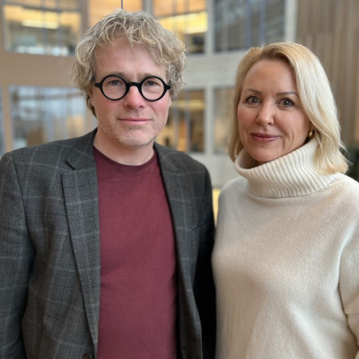 Steinar Skjerdingstad og Liv Kari Skudal Hansteen. Foto: Arkitektbedriftene